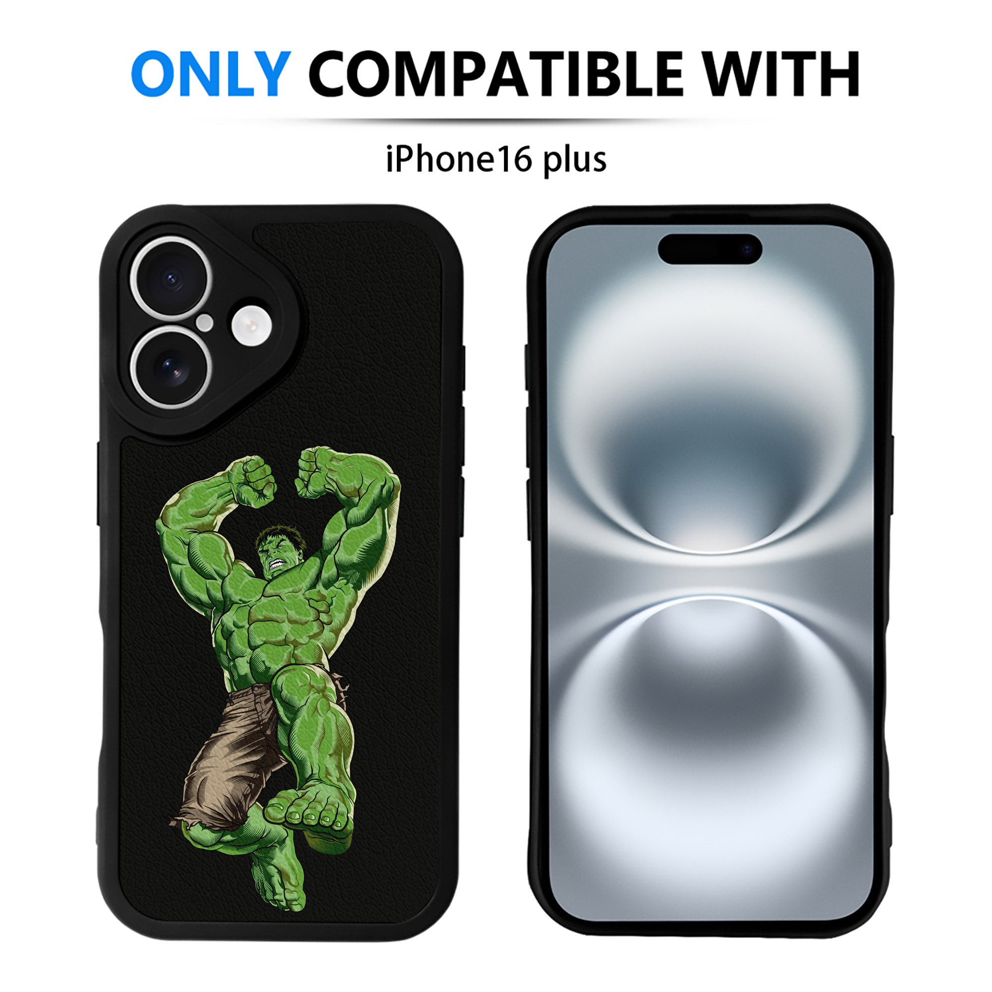 （画像用） アベンジャーズ The Avengers 【iPhone 16シリーズ対応】シリコンスマホケース（レザー調） 材質：シリコン